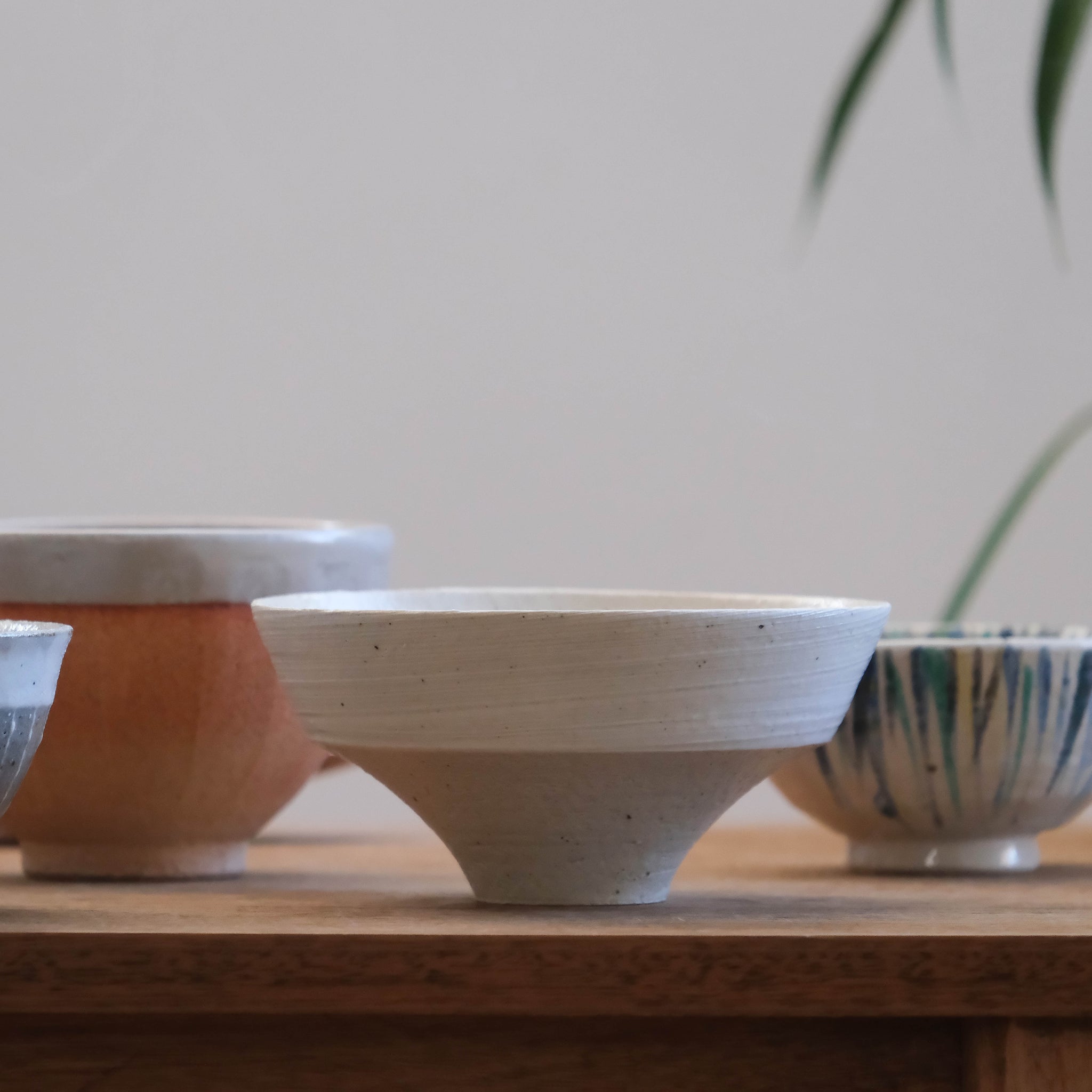 High-raised Japanese Side-dish Bowl (230201-12)