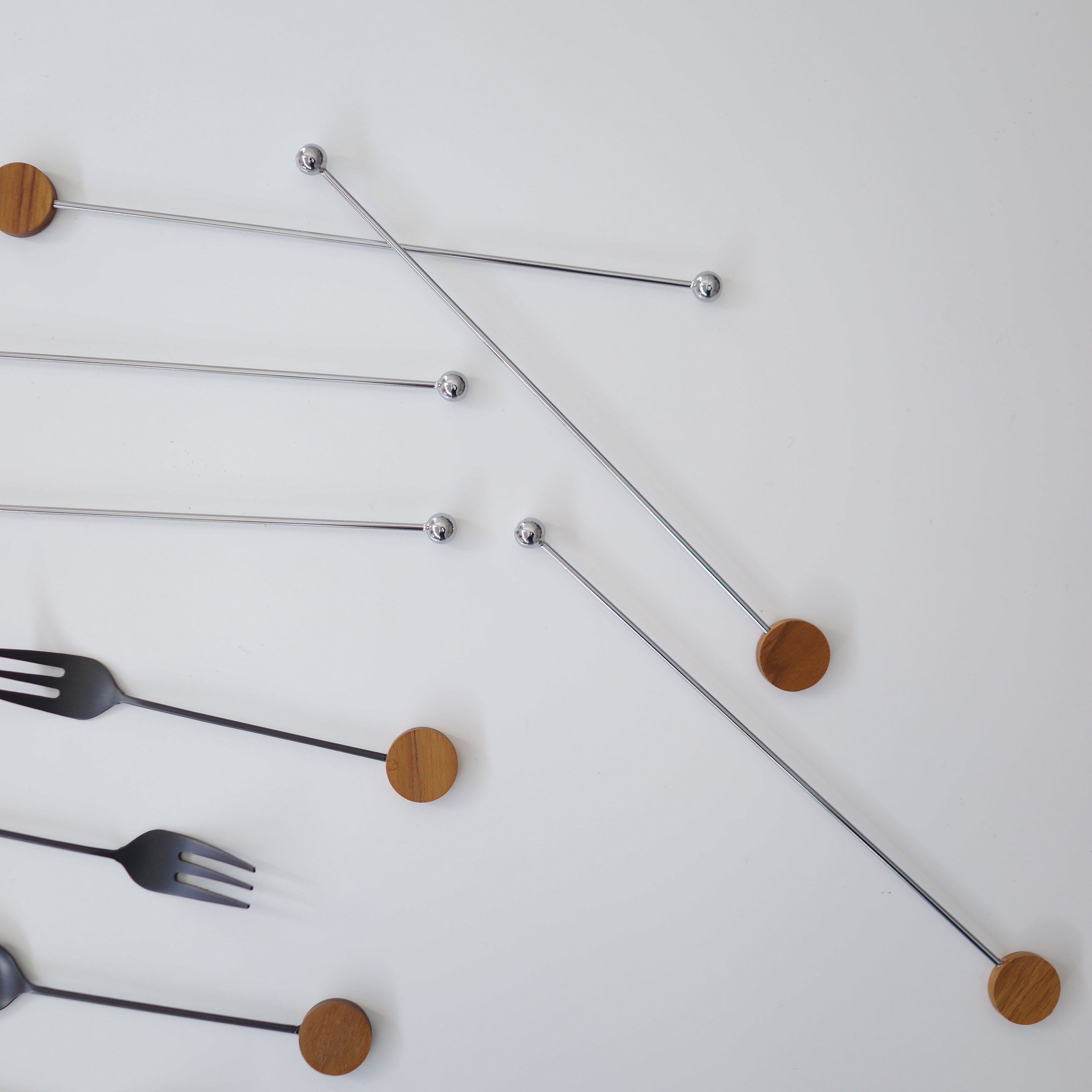 Wood Cutlery Spoon / Fork / Stirrer