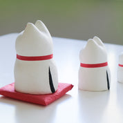 Stacking Fortune Cat Paper-mache Ornament