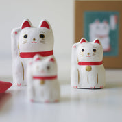 Stacking Fortune Cat Paper-mache Ornament