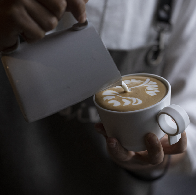 birthmark Earlobe Cup & Saucer Set