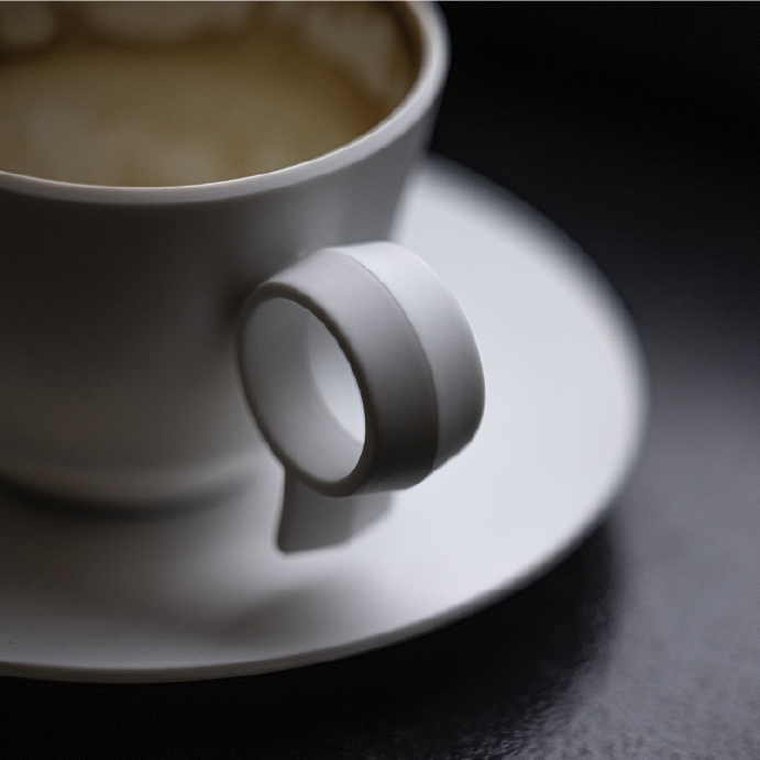 birthmark Earlobe Cup & Saucer Set