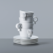 birthmark Earlobe Cup & Saucer Set