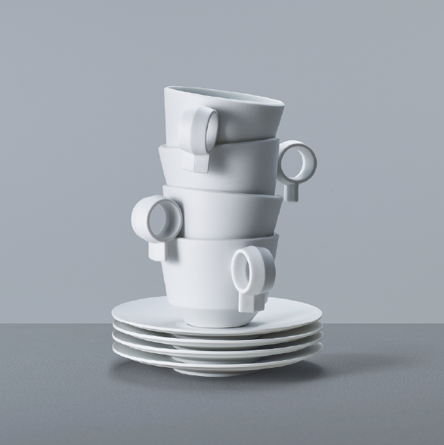 birthmark Earlobe Cup & Saucer Set