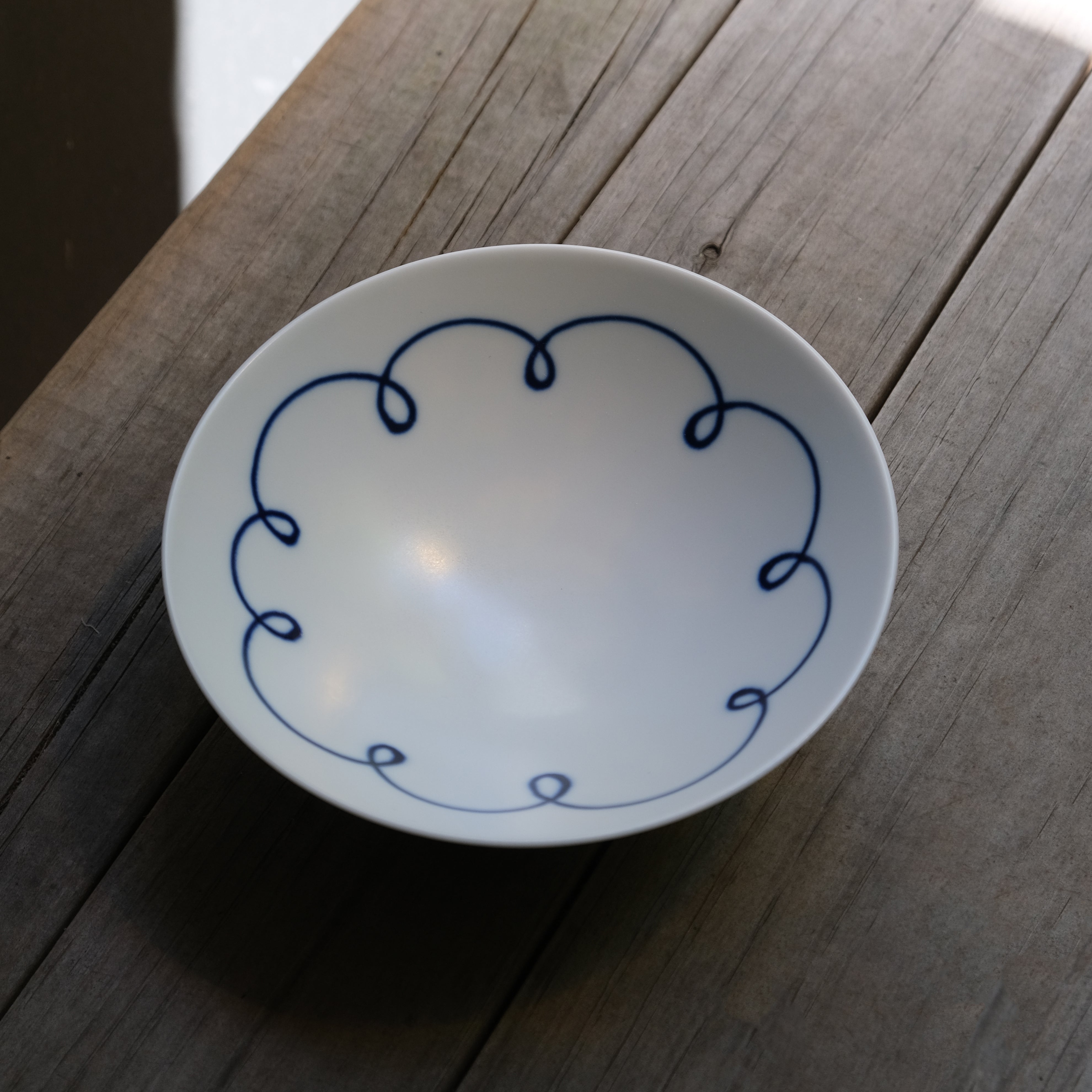 Hakusan Porcelain Rice Bowl/Hirachawan