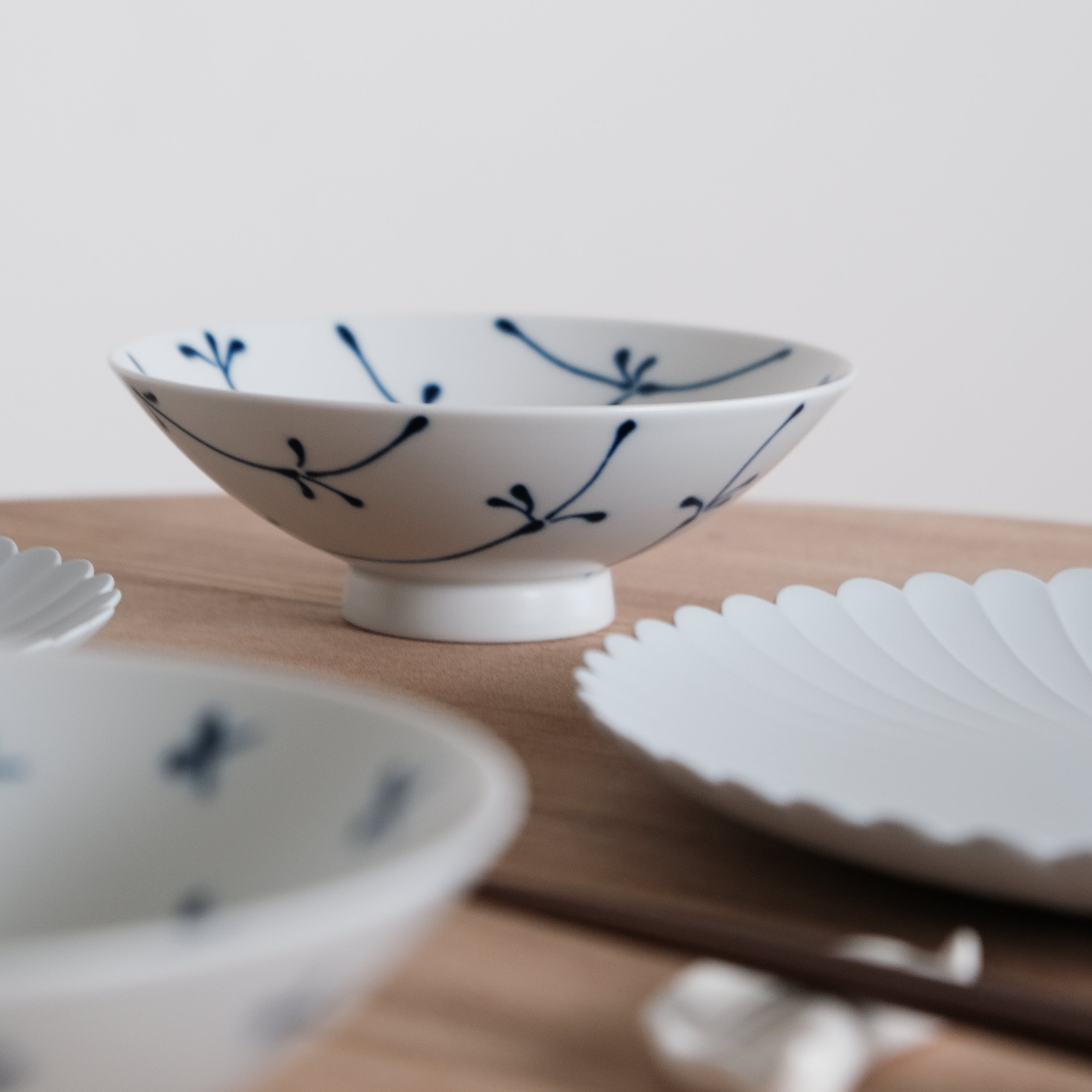 Hakusan Porcelain Rice Bowl/Hirachawan