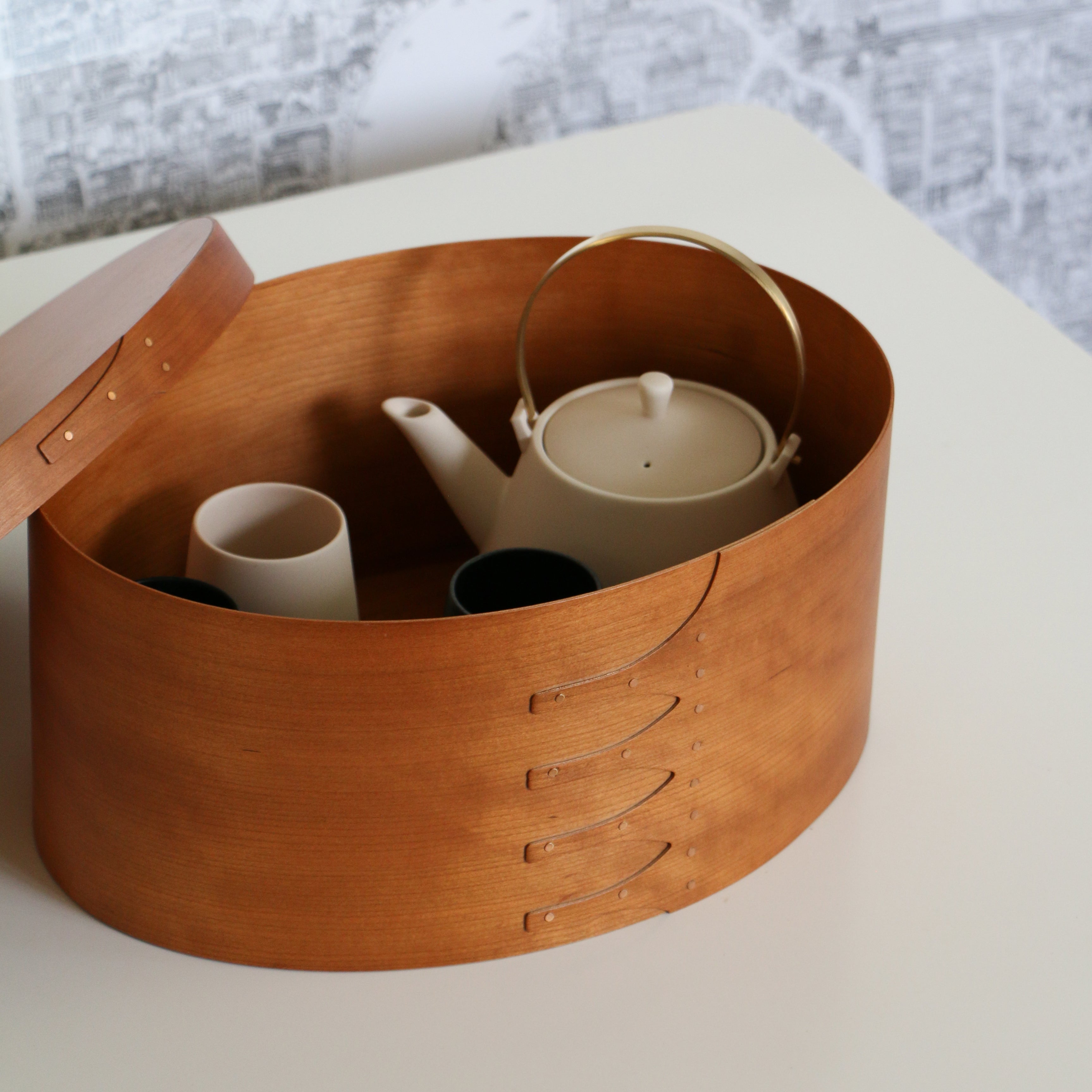 Shaker Oval Box Large – JDV STORE