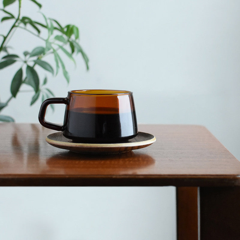 Kinto - SEPIA Cup & Saucer - 270ML