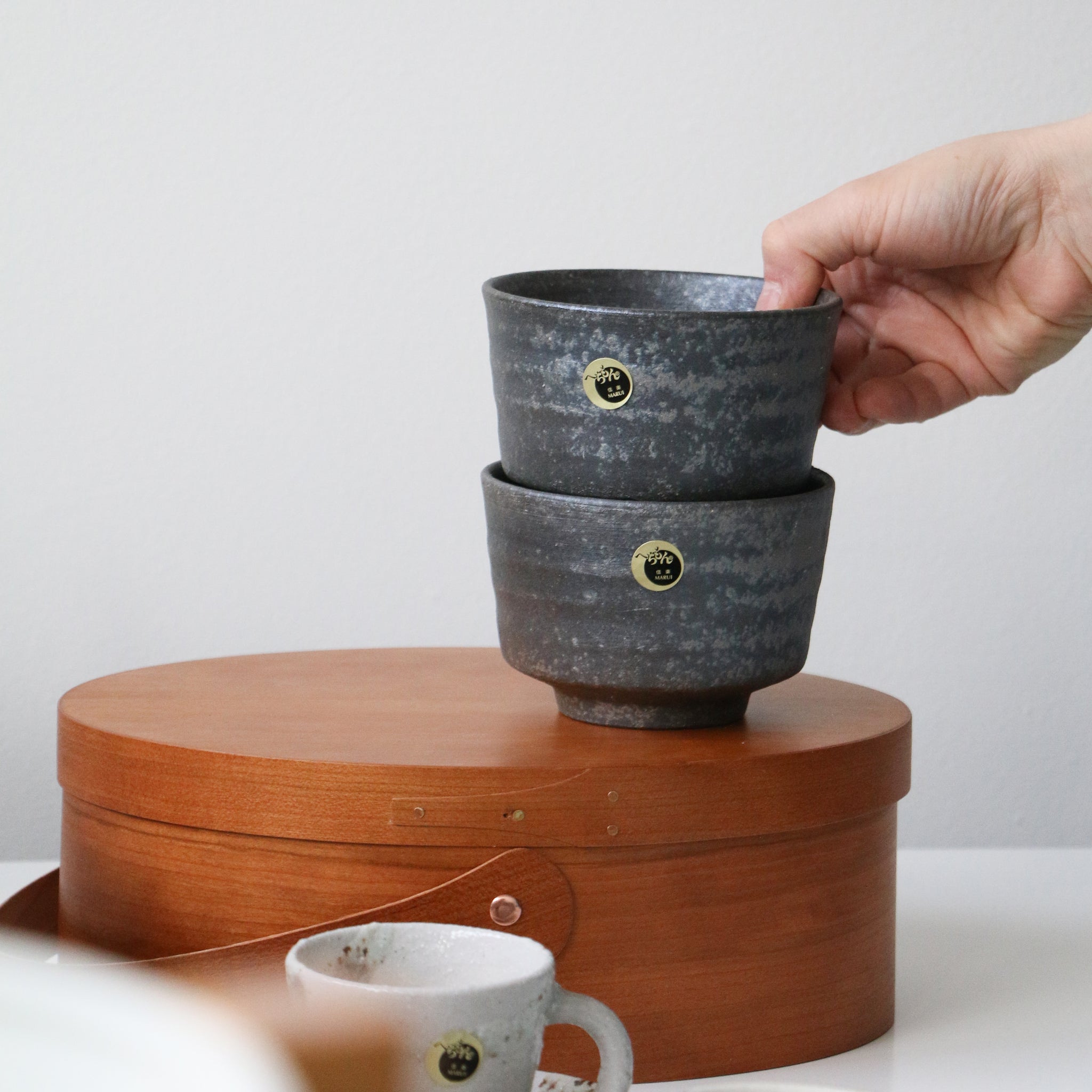SHIGARAKI Ware Smoked Rice Bowl/Tea Bowl(3101)