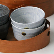 HECHIMON Shigaraki Blue Lake Rice Bowl/Tea Bowl(5959)