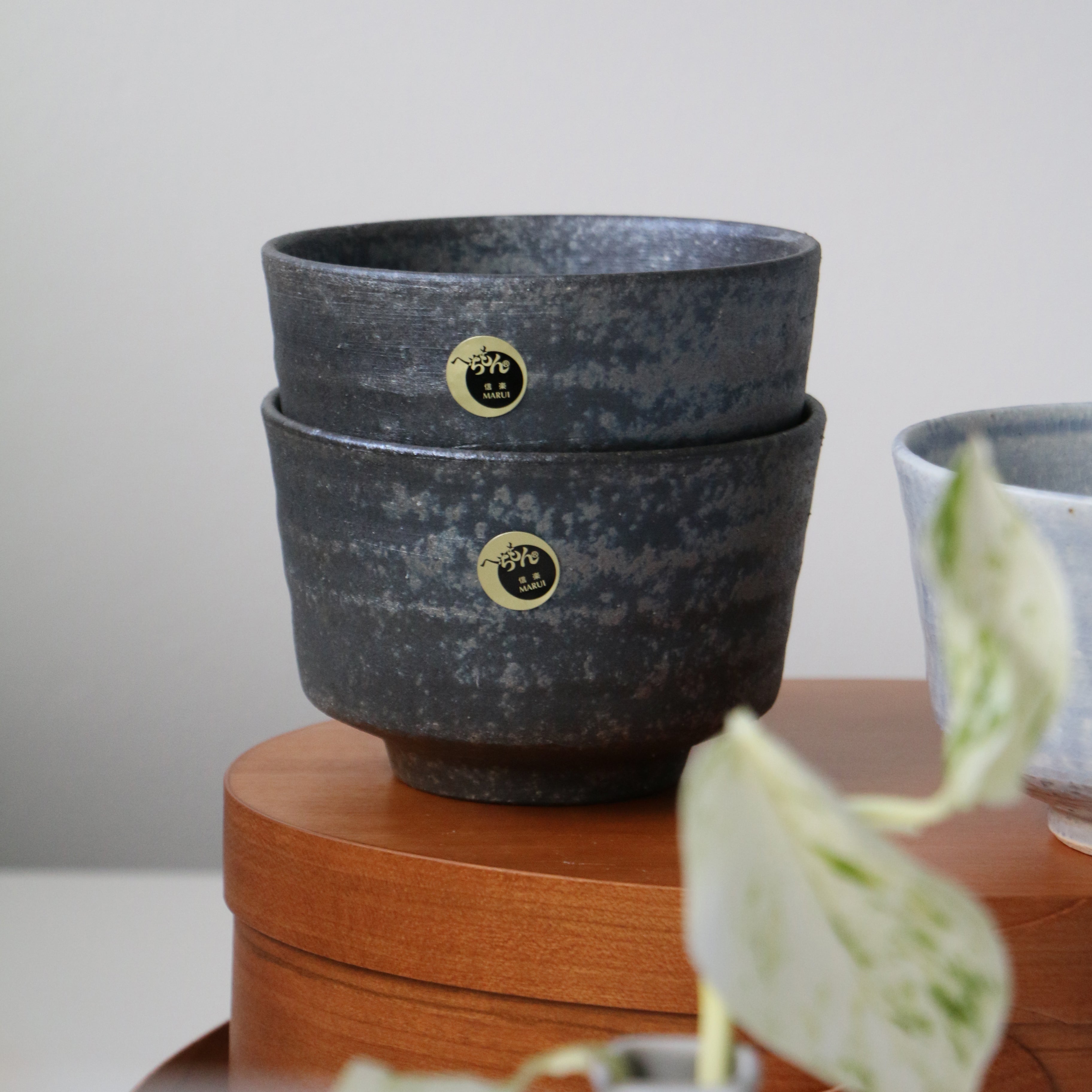 HECHIMON Shigaraki Smoked Rice Bowl/Tea Bowl(3101)