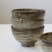 HECHIMON Shigaraki Ash Brush Rice Bowl