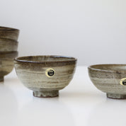 HECHIMON Shigaraki Ash Brush Rice Bowl