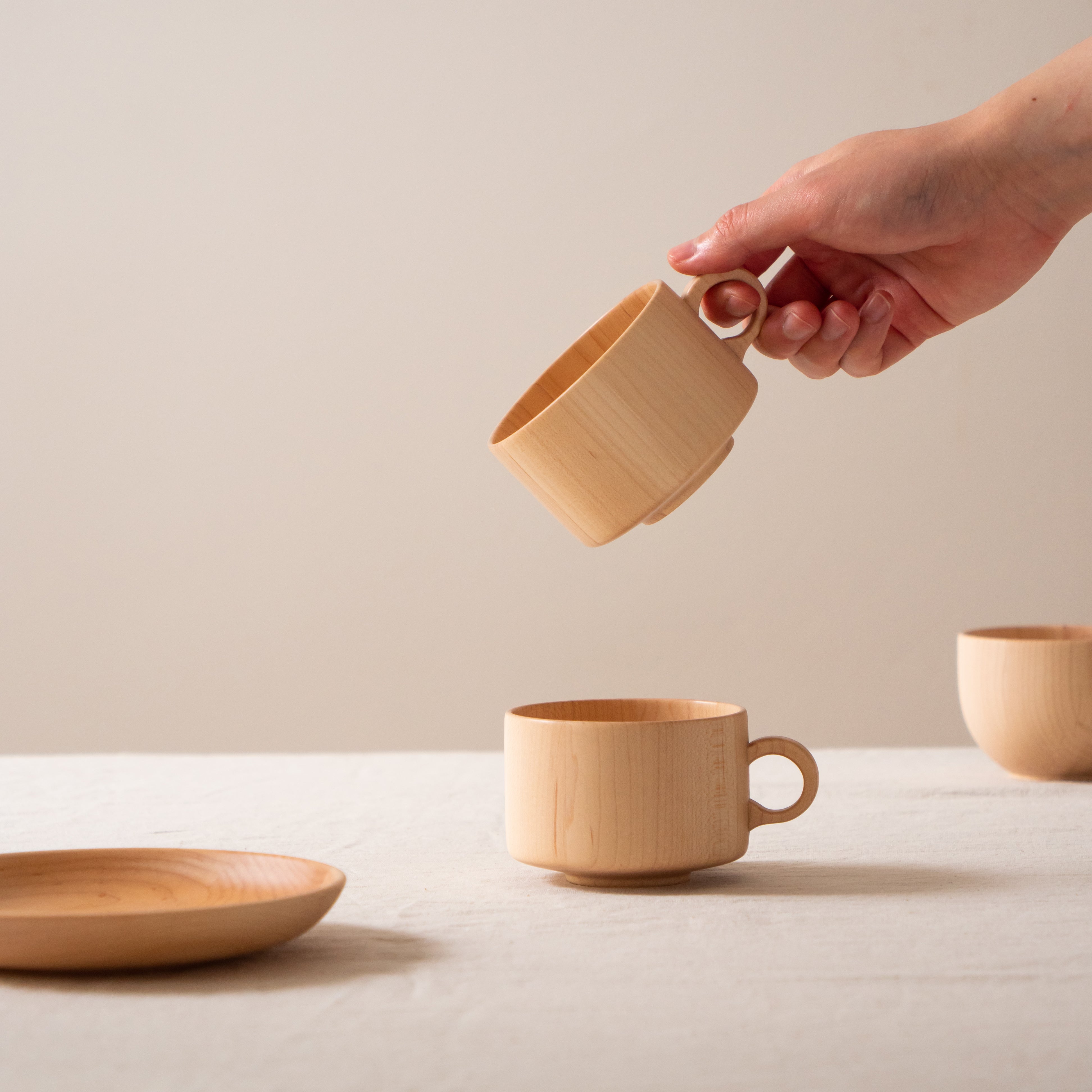 Taffeta Natural Maple Coffee Cup