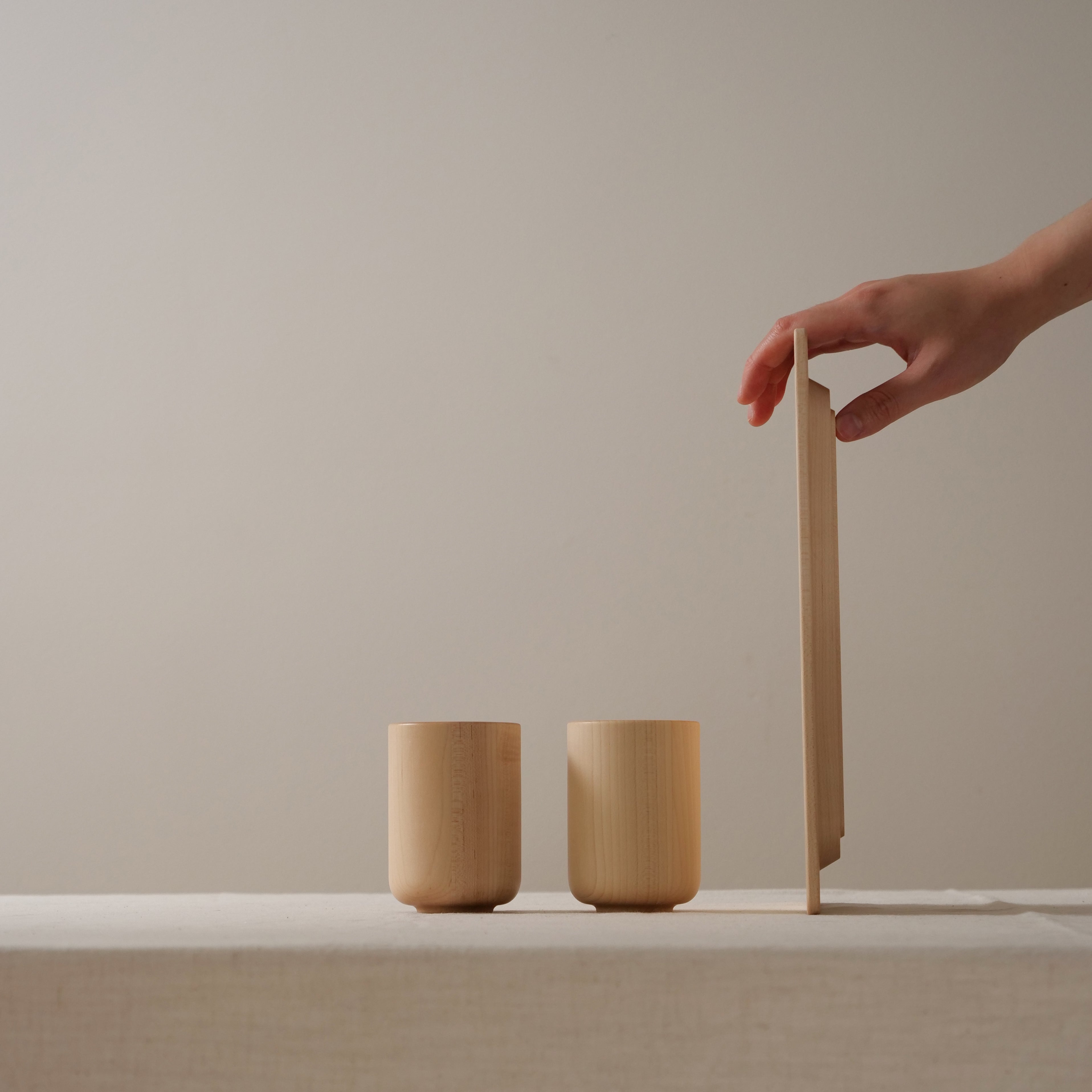 Taffeta Natural Maple Tray