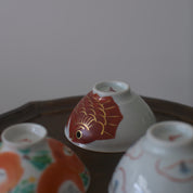 Lucky Sea Bream Rice Bowl - Gold Decoration