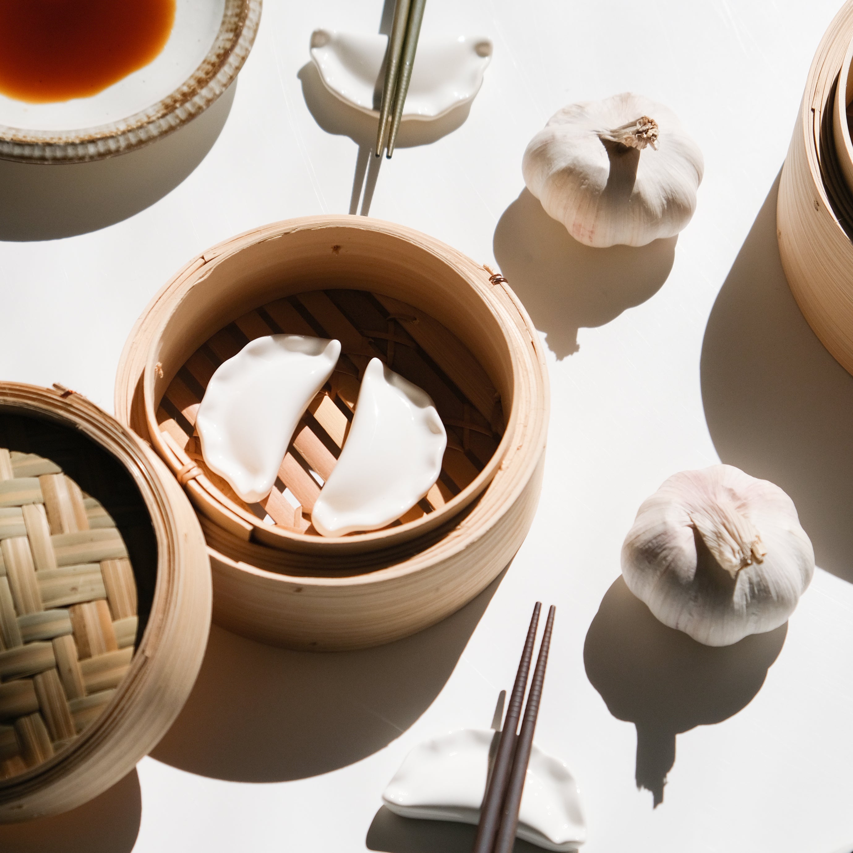 A Freaking Dumpling Chopstick Holder