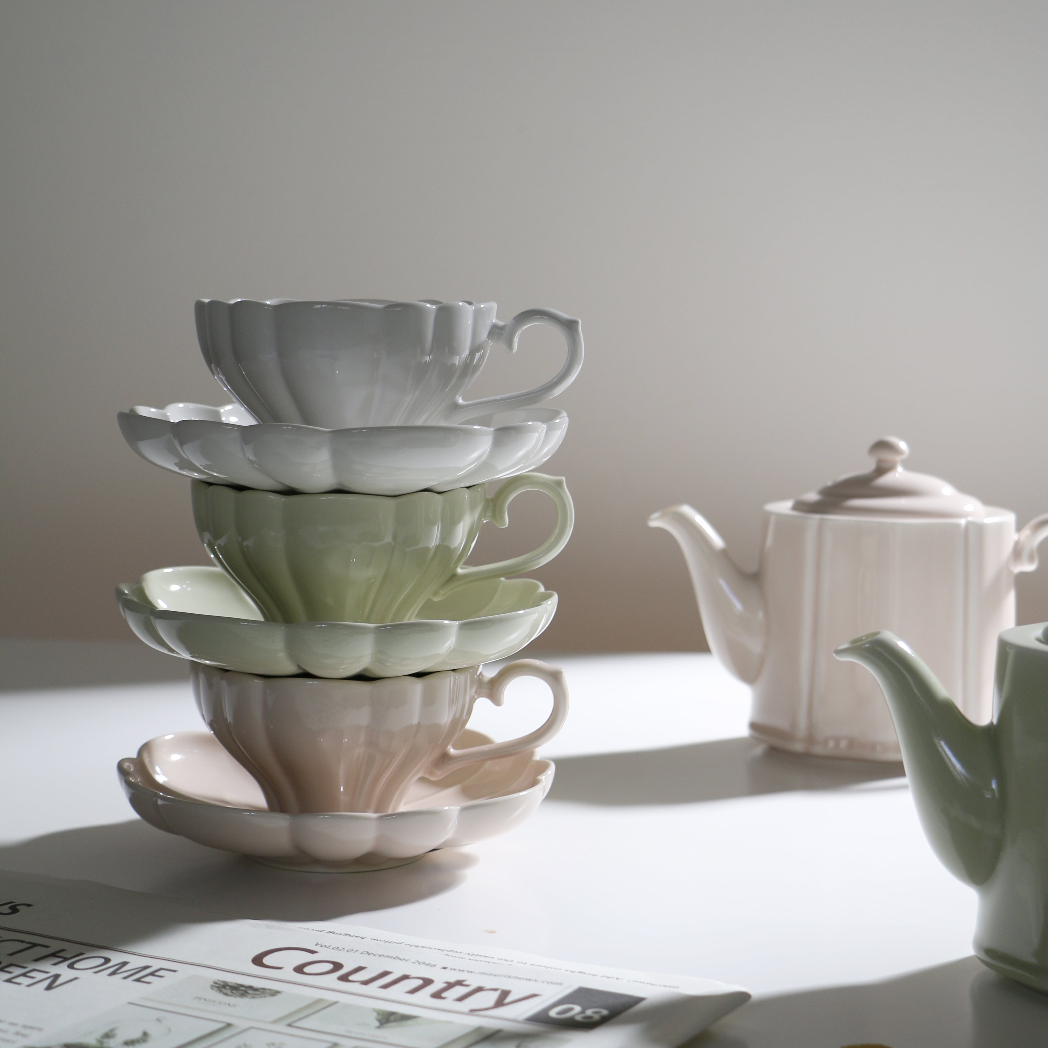 Studio m' Le Bouquet Cup & Saucer 