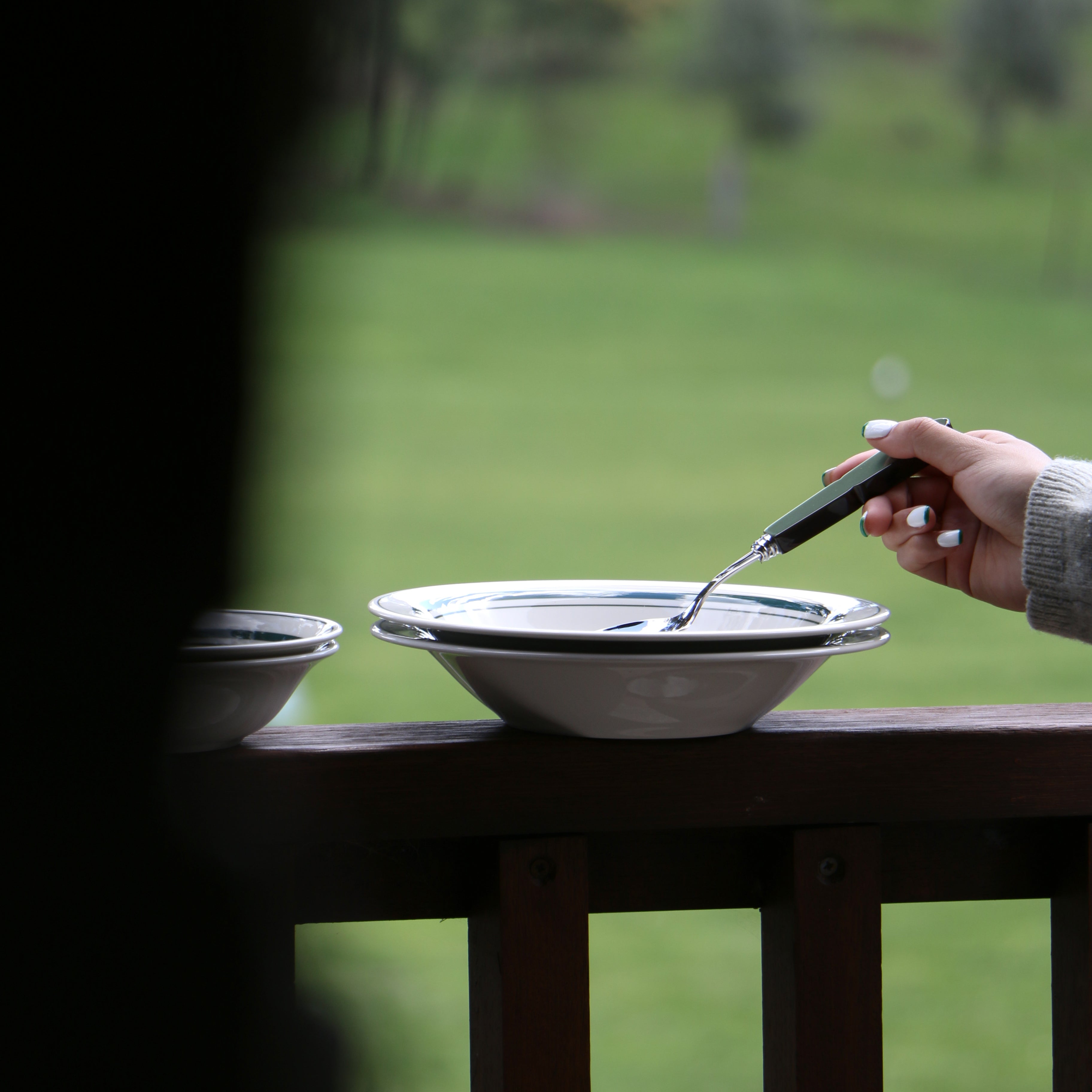 Vintage Retro Green Line Series