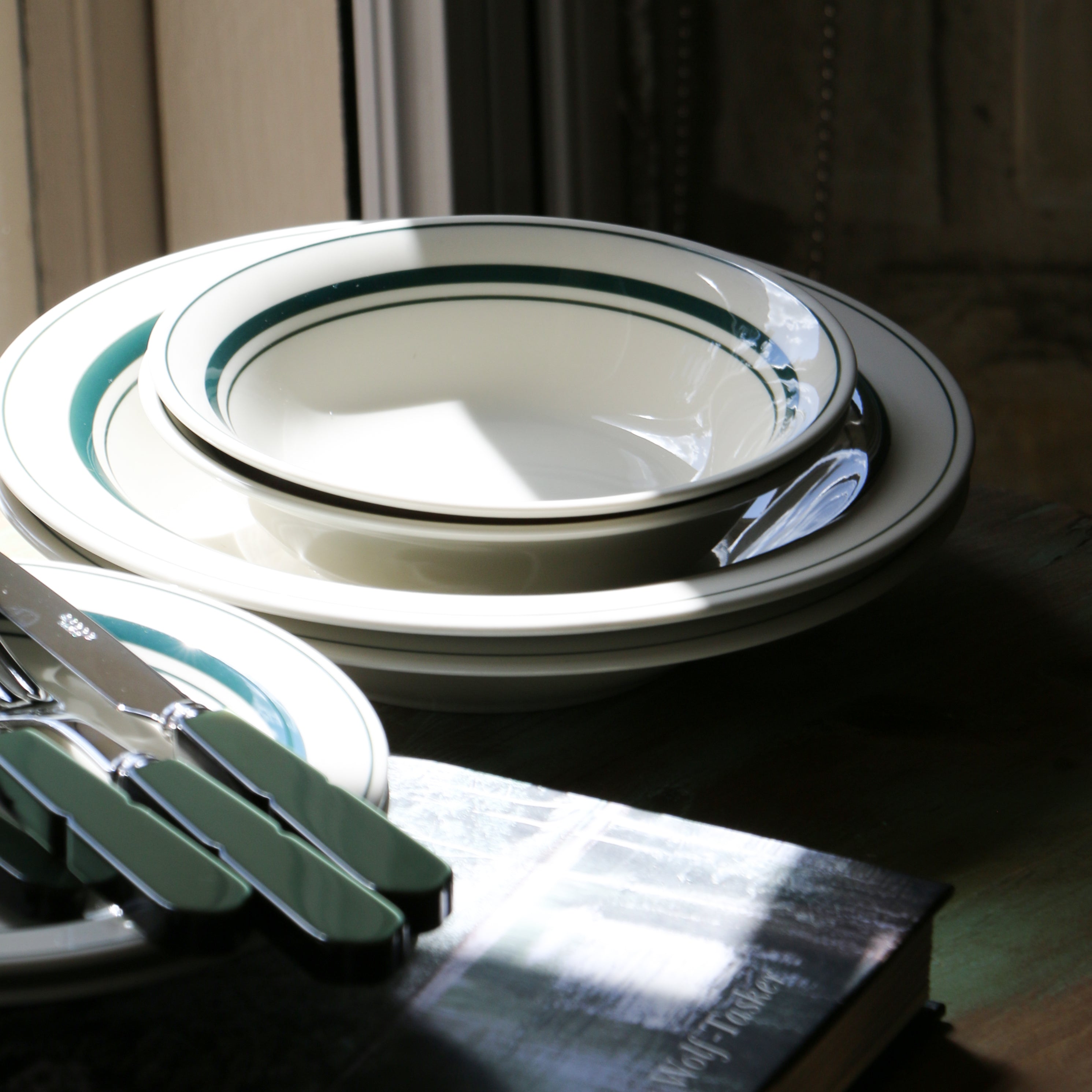 Vintage Retro Green Line Series