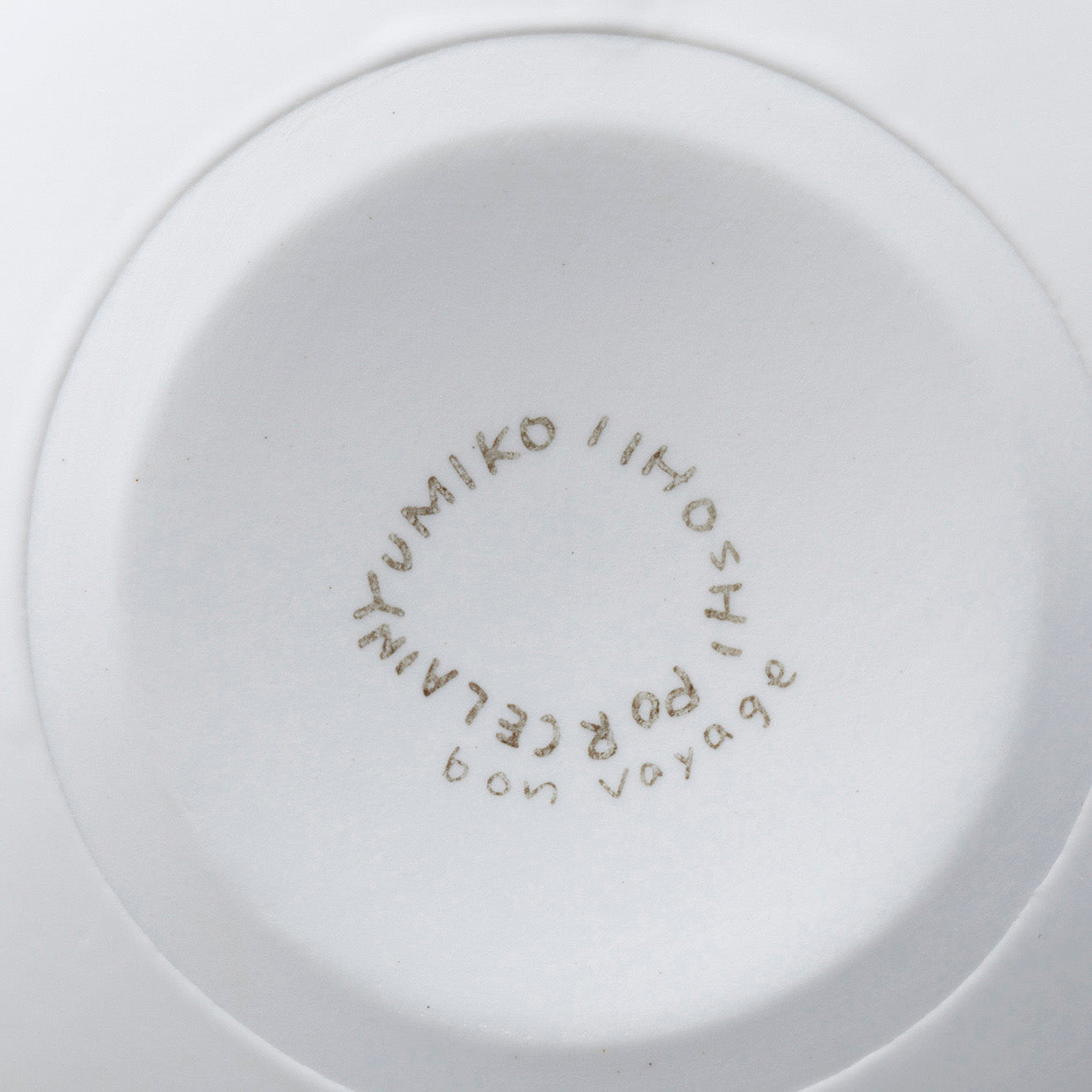 Yumiko iihoshi porcelain BON VOYAGE Plate